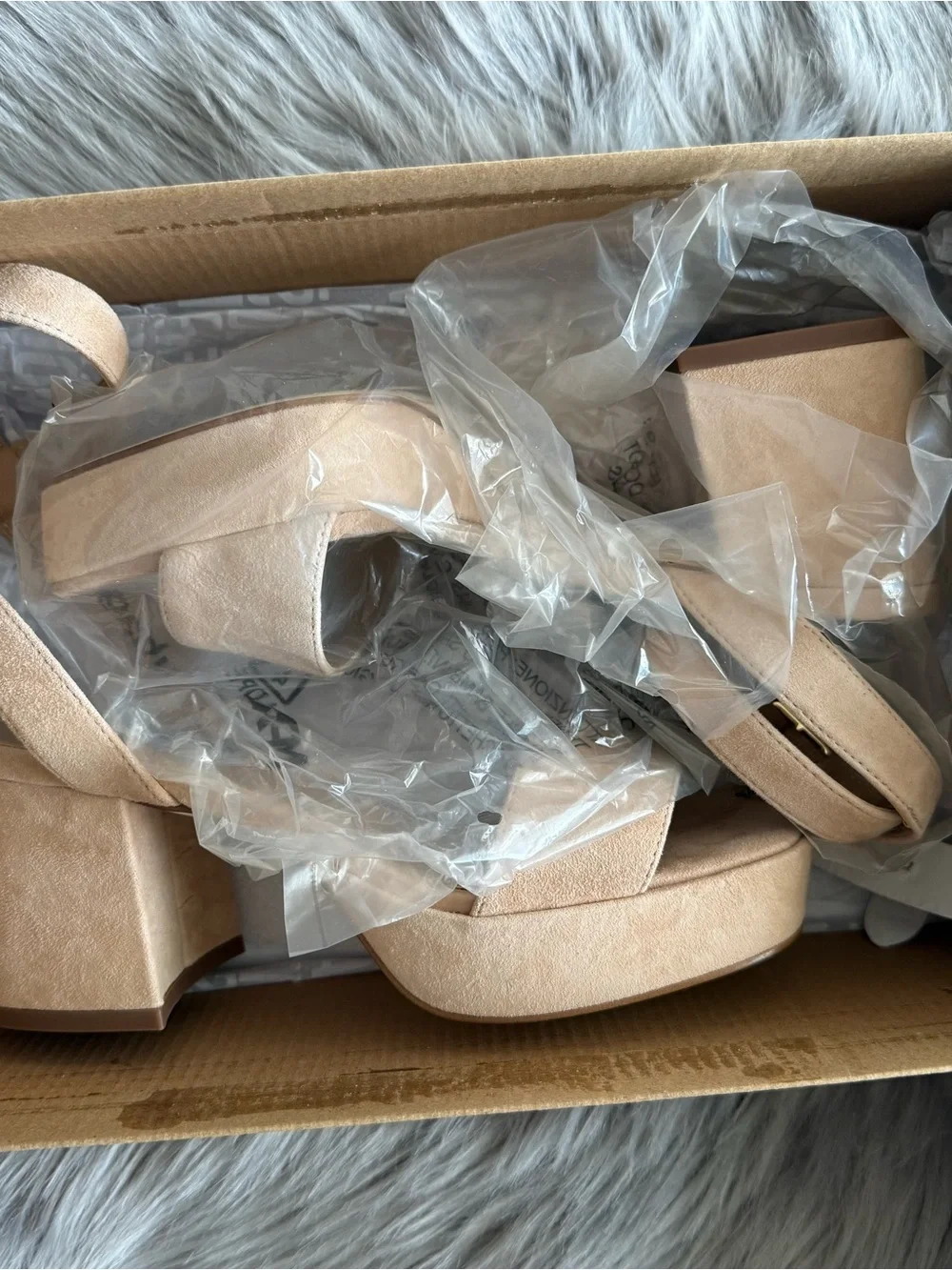 Steve Madden Mercerr Tan Suede Heels